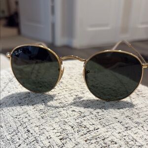 Ray-Ban Gold and Green  Sunglasses